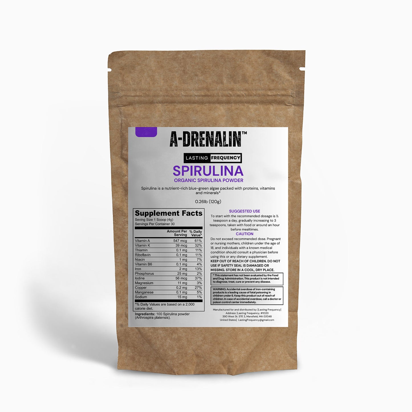 Organic Spirulina Powder