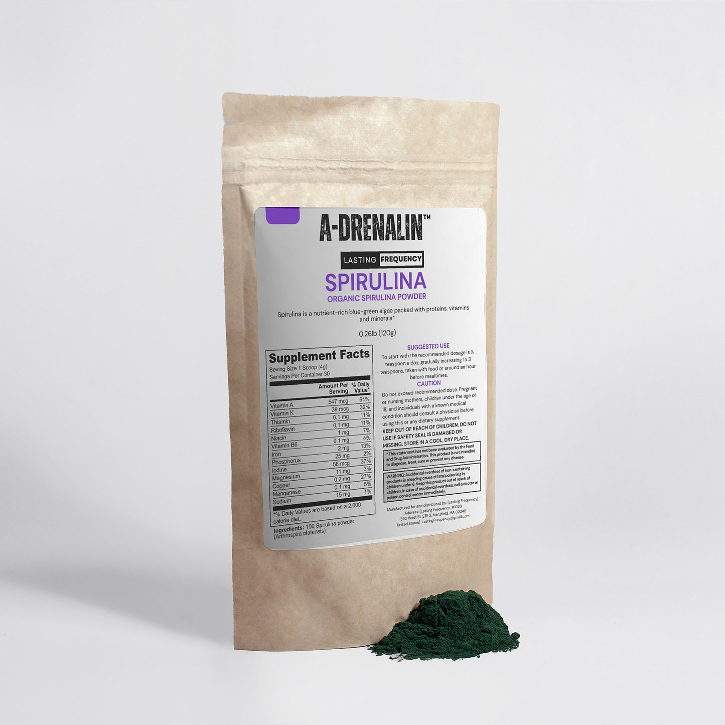 Organic Spirulina Powder