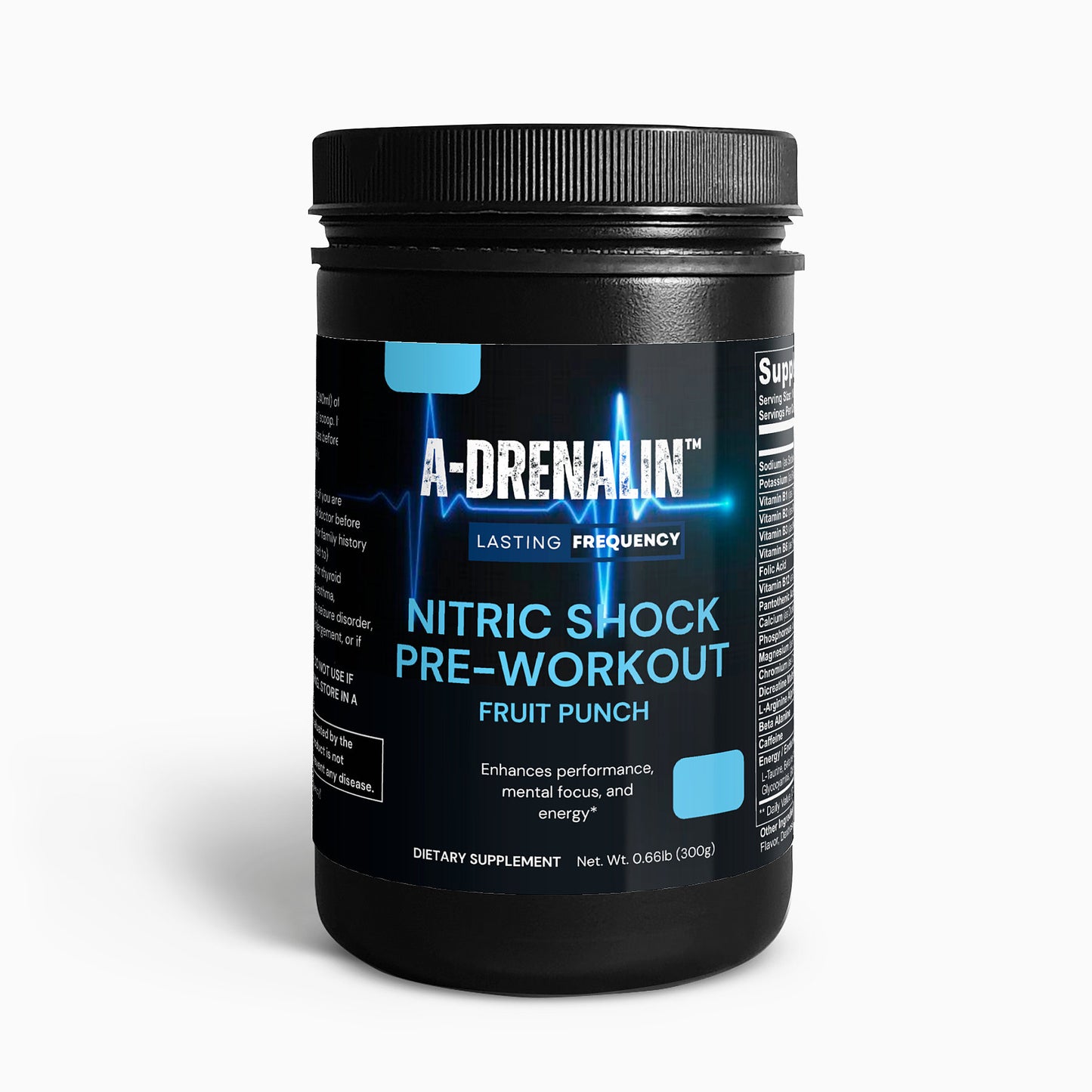 Nitric Shock Pre-Workout Powder (Fruit Punch)