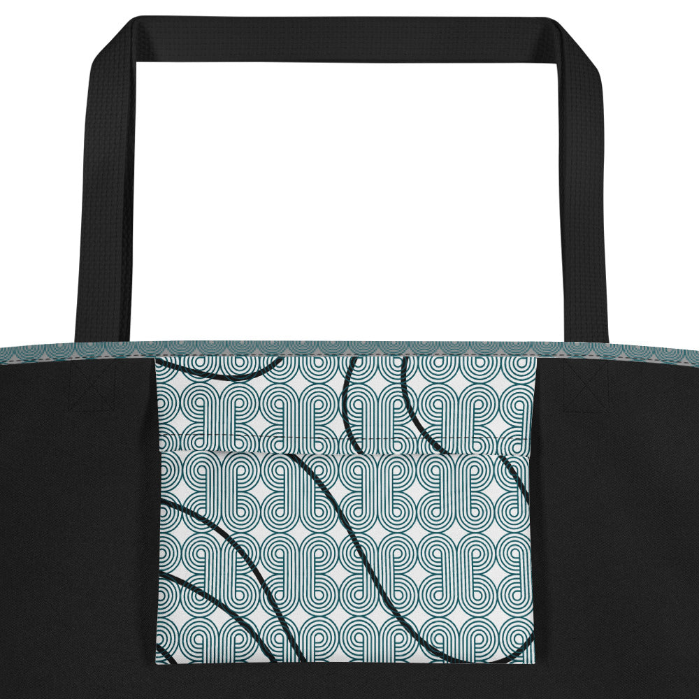 Luxury Drippin Large Tote Bag