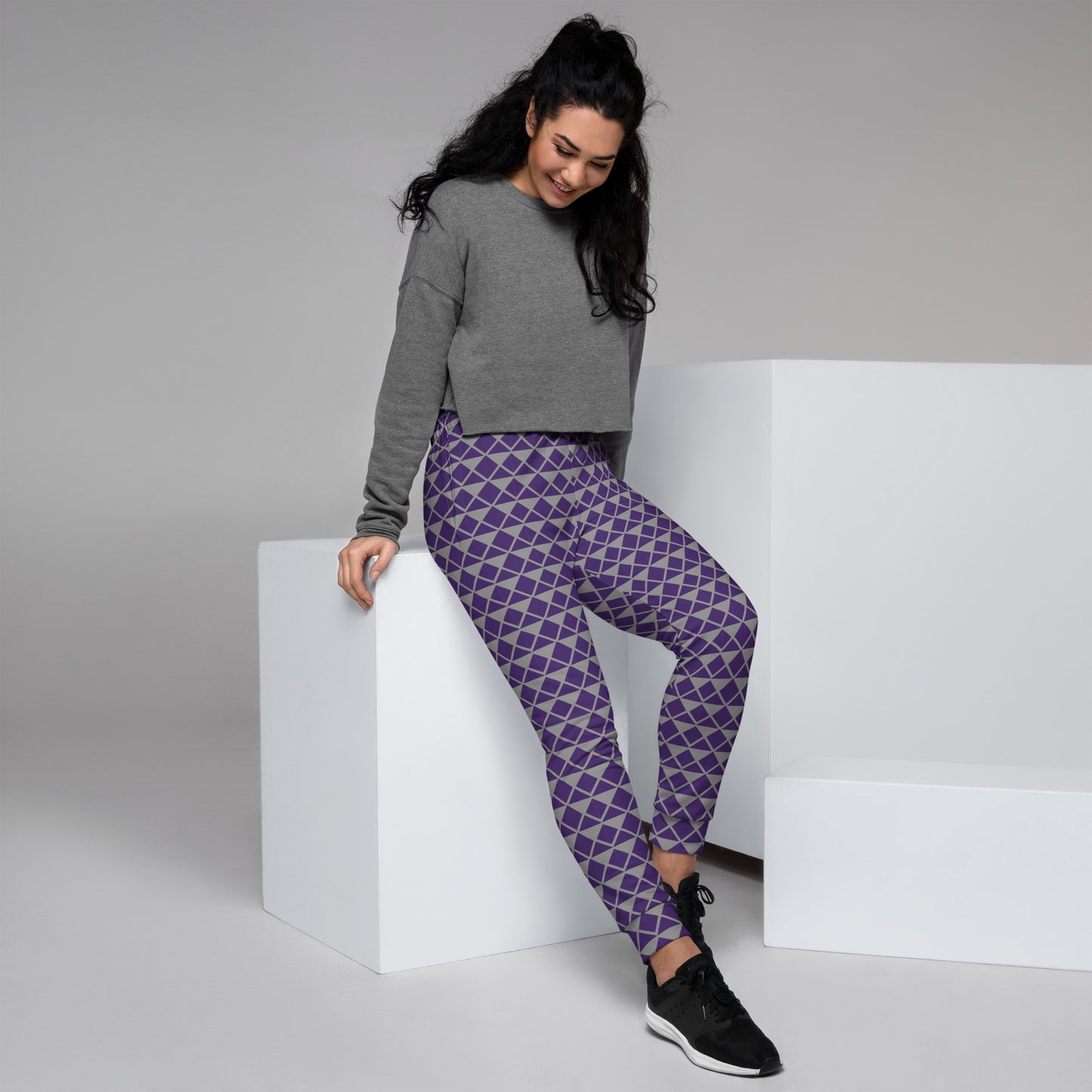 Purple Prism Jogger Sweatpants