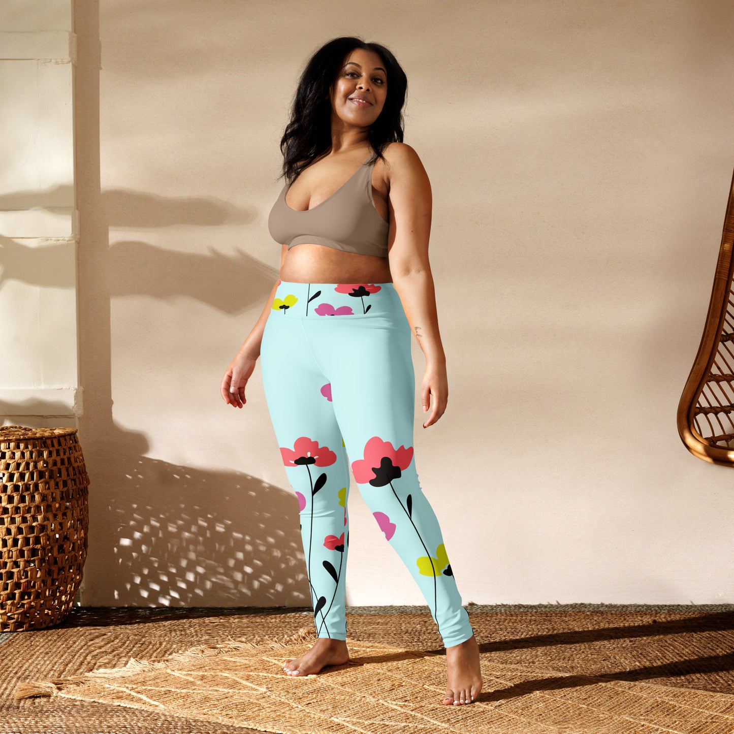 Flower Yoga Leggings