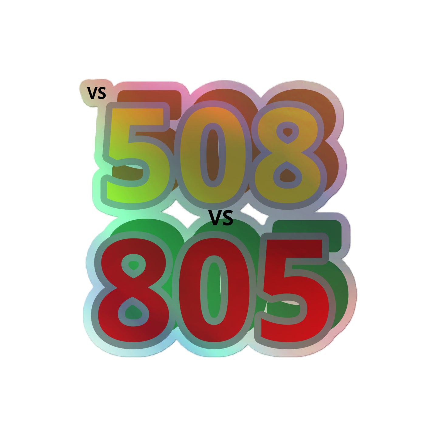 Holographic VS Sticker