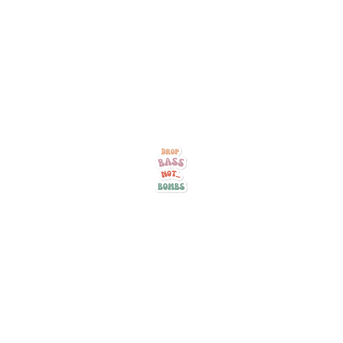 Drop Bass Sticker