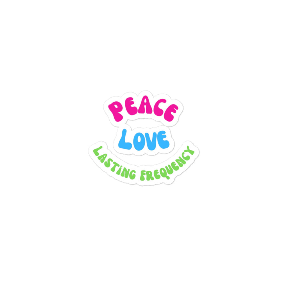 Peace, Love LF Sticker