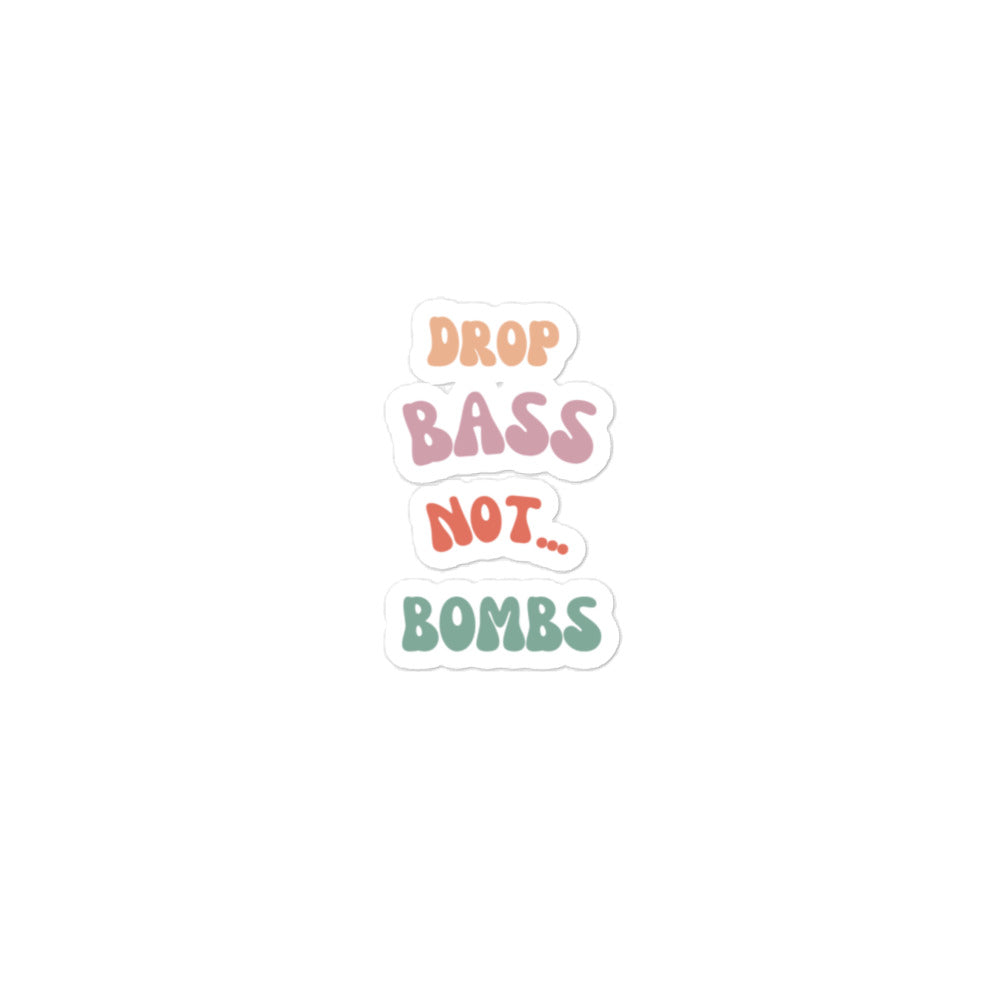 Drop Bass Sticker