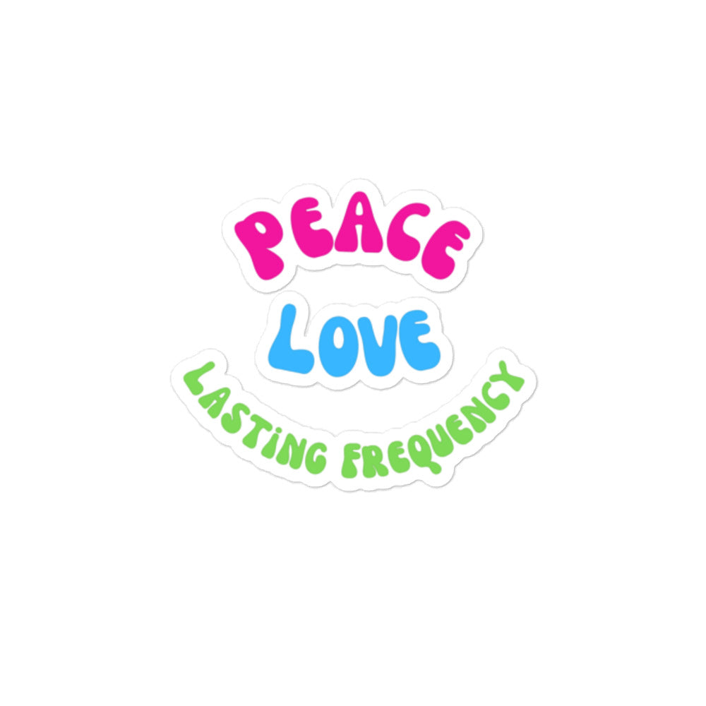 Peace, Love LF Sticker