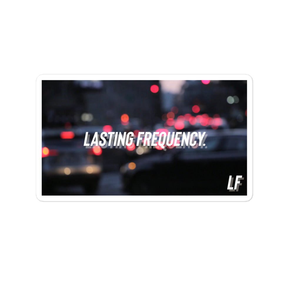 Lasting Frequency Sticker