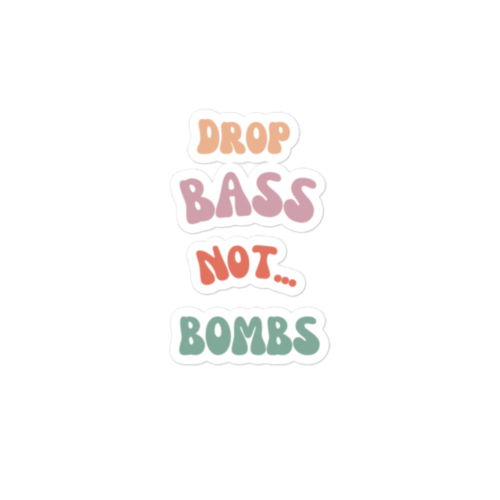 Drop Bass Sticker