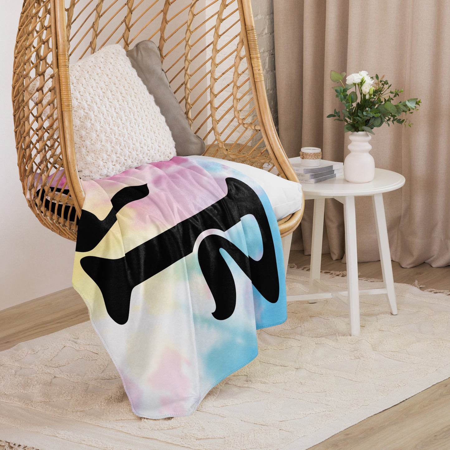 Vibrant Chemistry Sherpa blanket