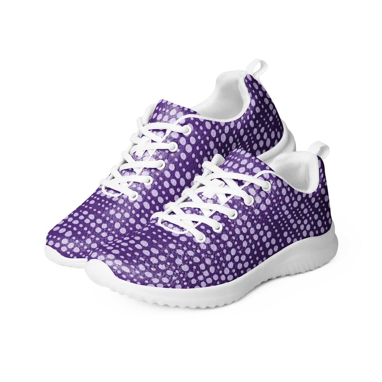 Purple Lights athletic shoes