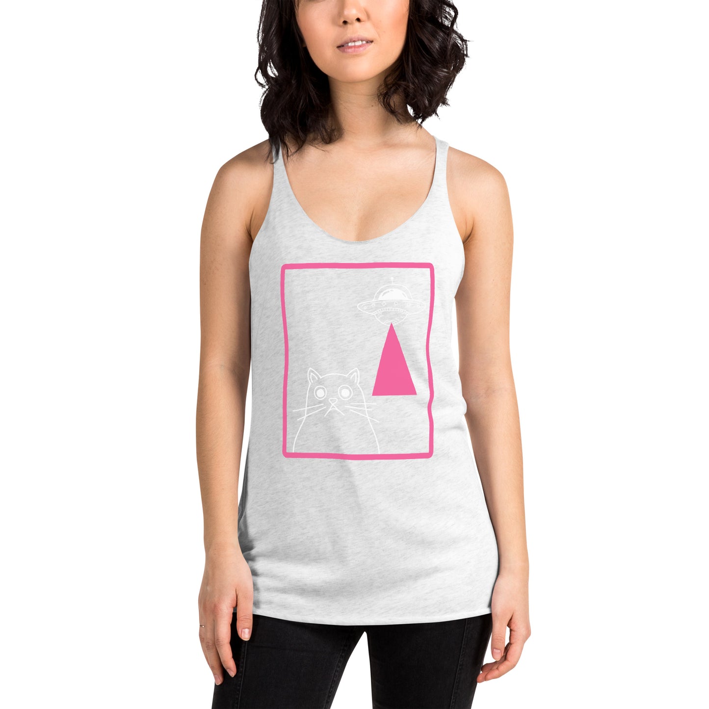Alien Kitty racerback tank