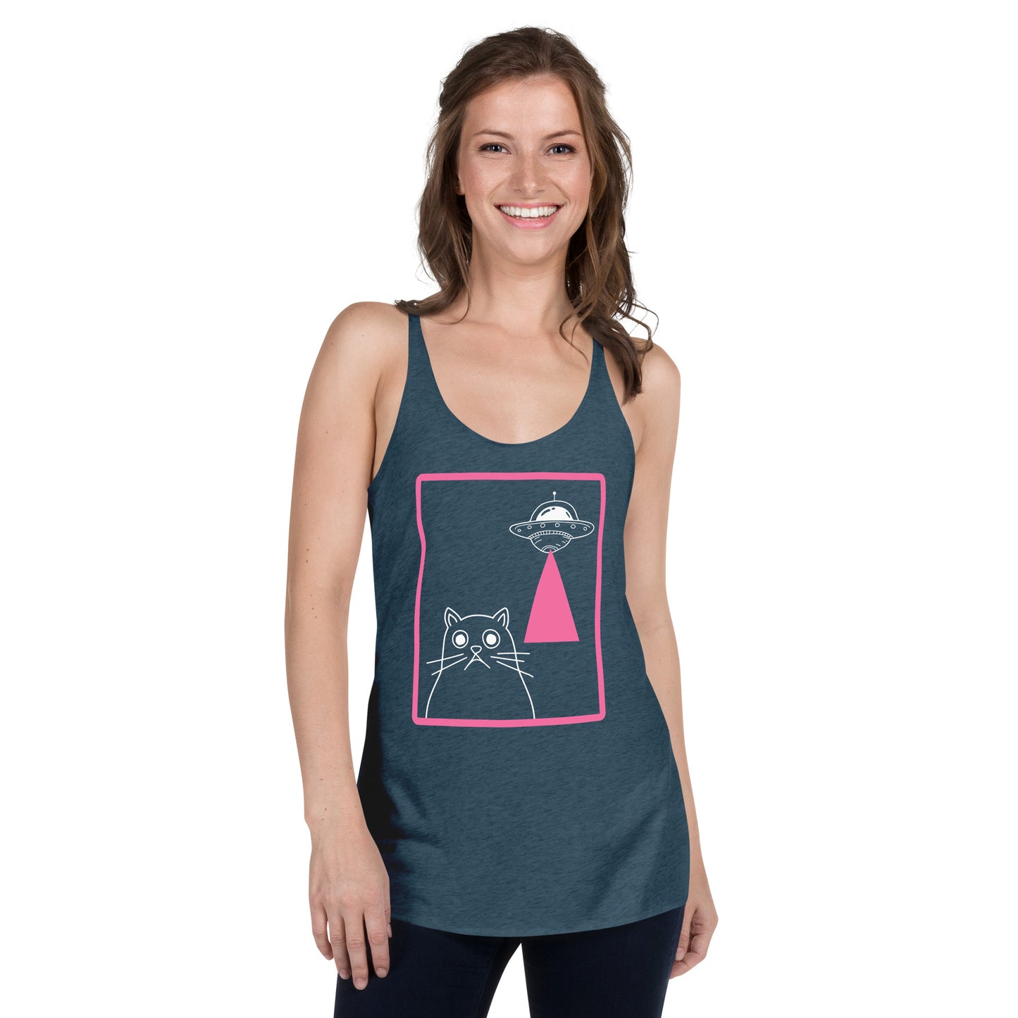 Alien Kitty racerback tank