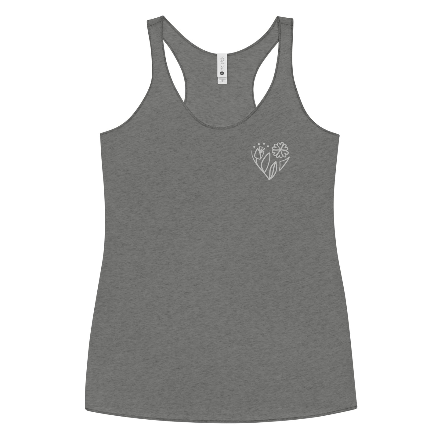 Flower racerback tank