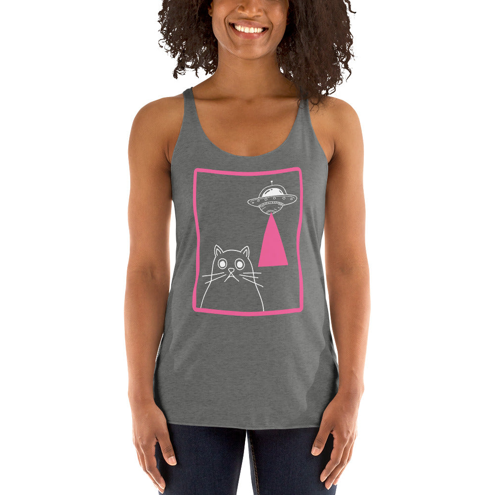 Alien Kitty racerback tank