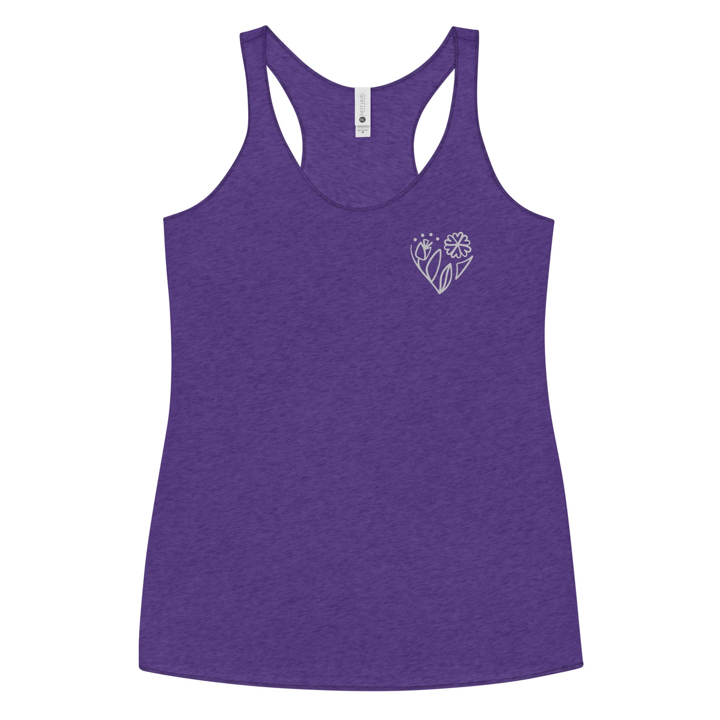 Flower racerback tank