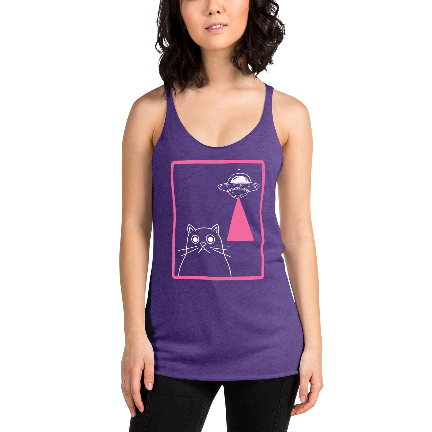 Alien Kitty racerback tank