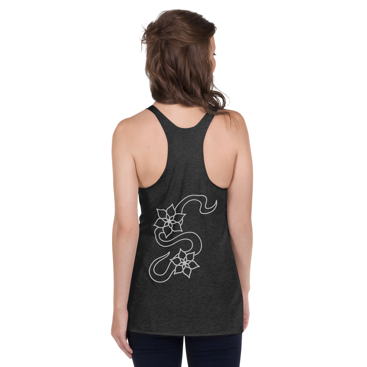 Flower racerback tank