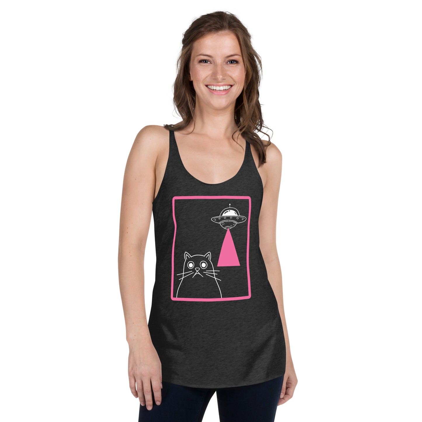 Alien Kitty racerback tank