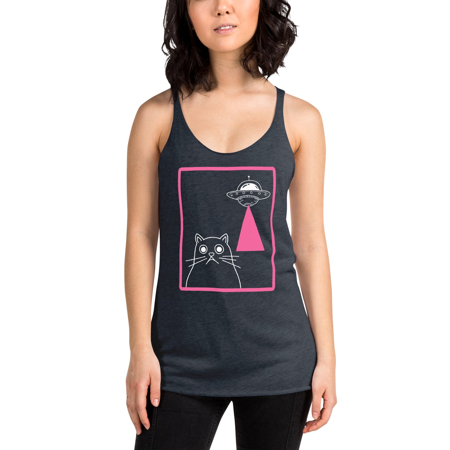 Alien Kitty racerback tank
