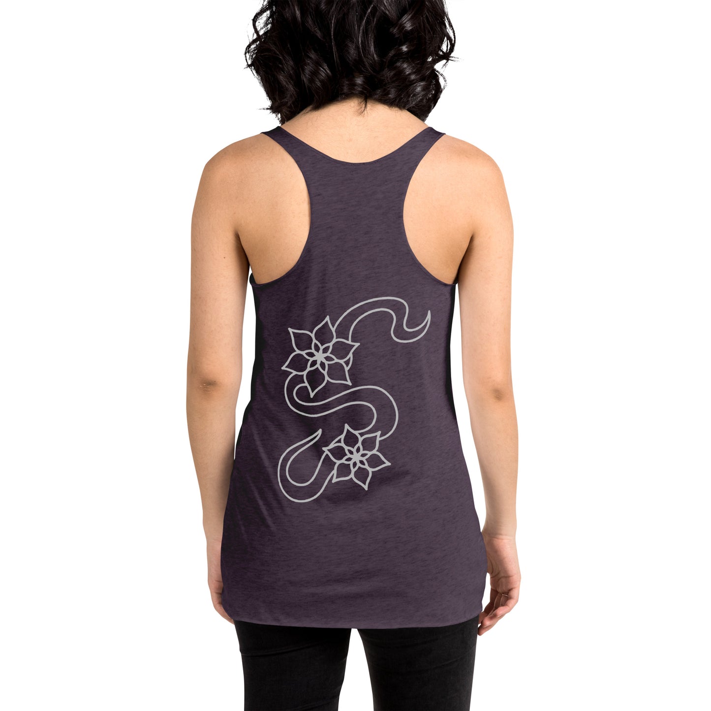 Flower racerback tank