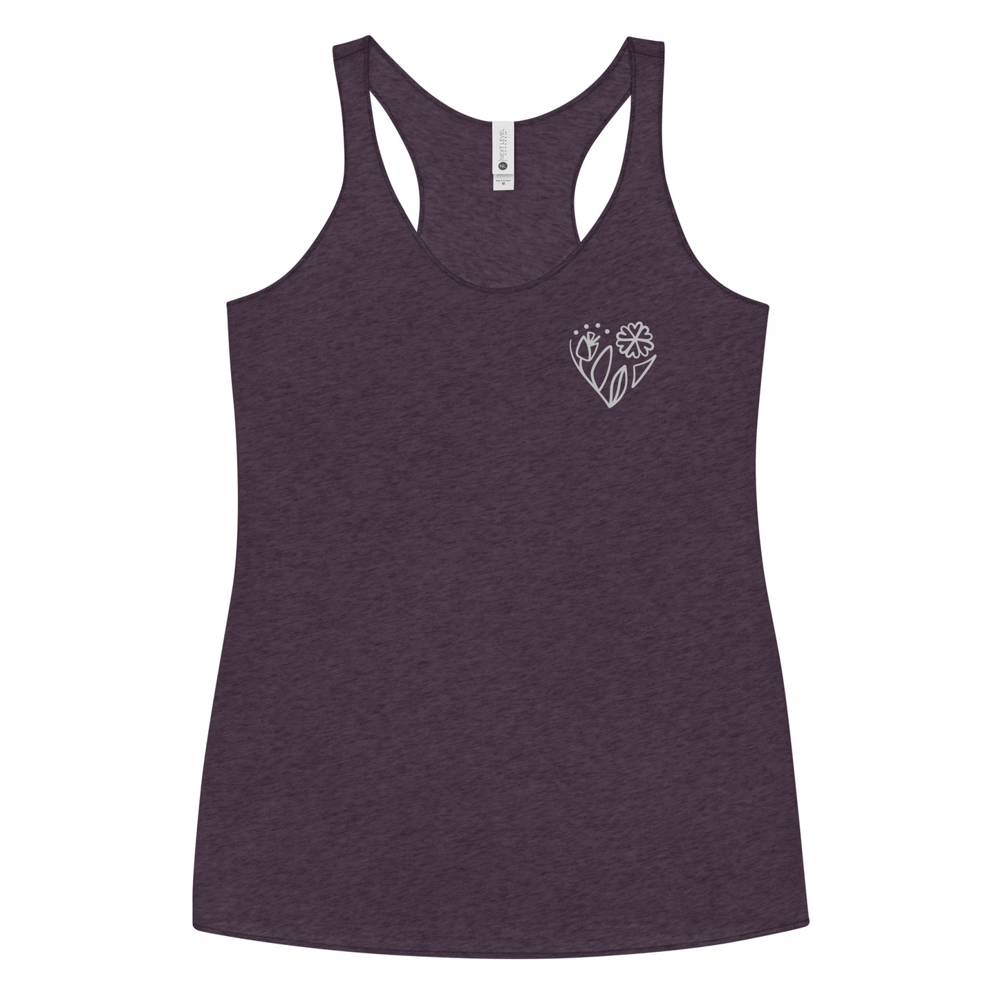 Flower racerback tank