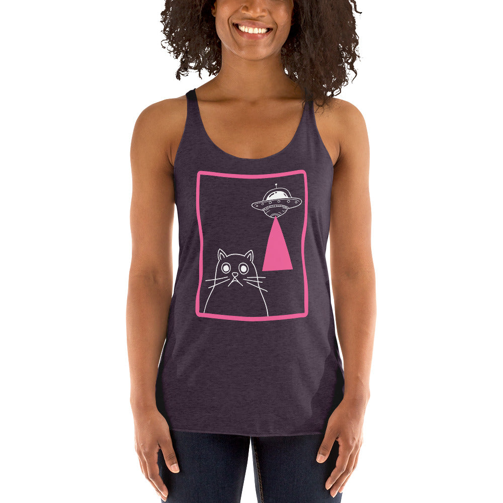 Alien Kitty racerback tank