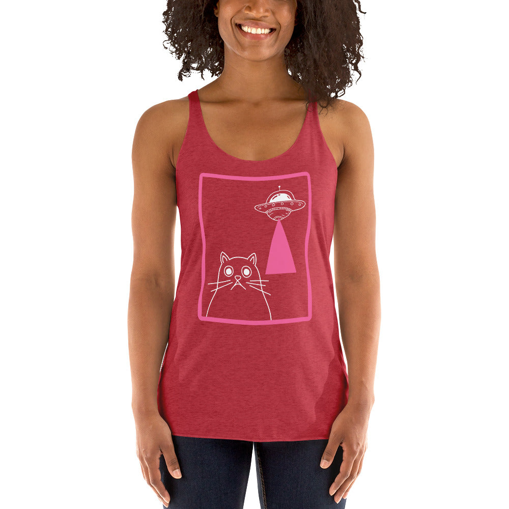 Alien Kitty racerback tank
