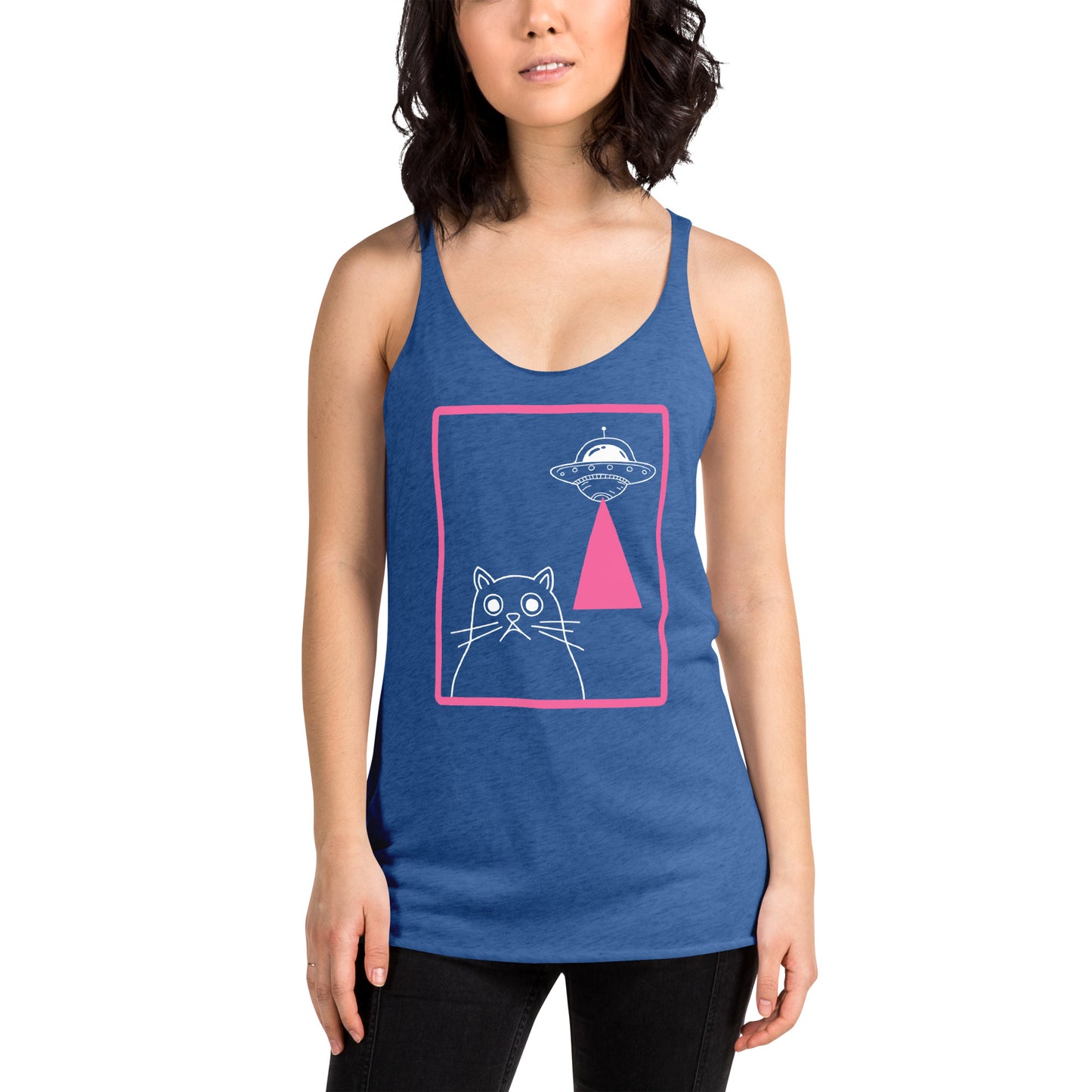 Alien Kitty racerback tank