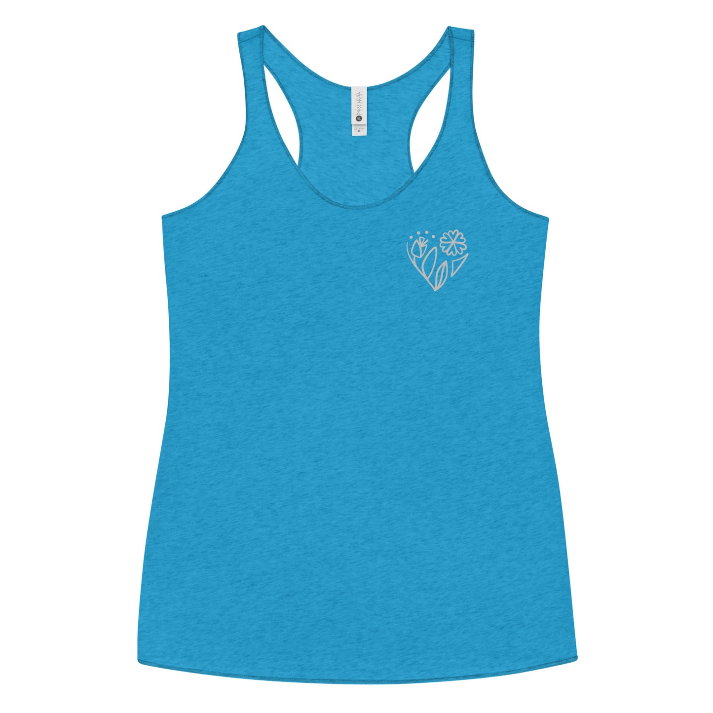 Flower racerback tank