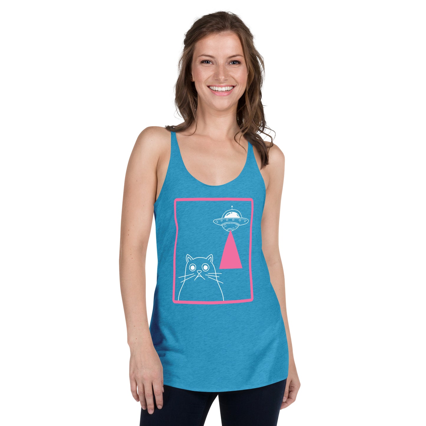 Alien Kitty racerback tank