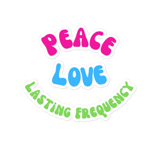Peace, Love LF Sticker