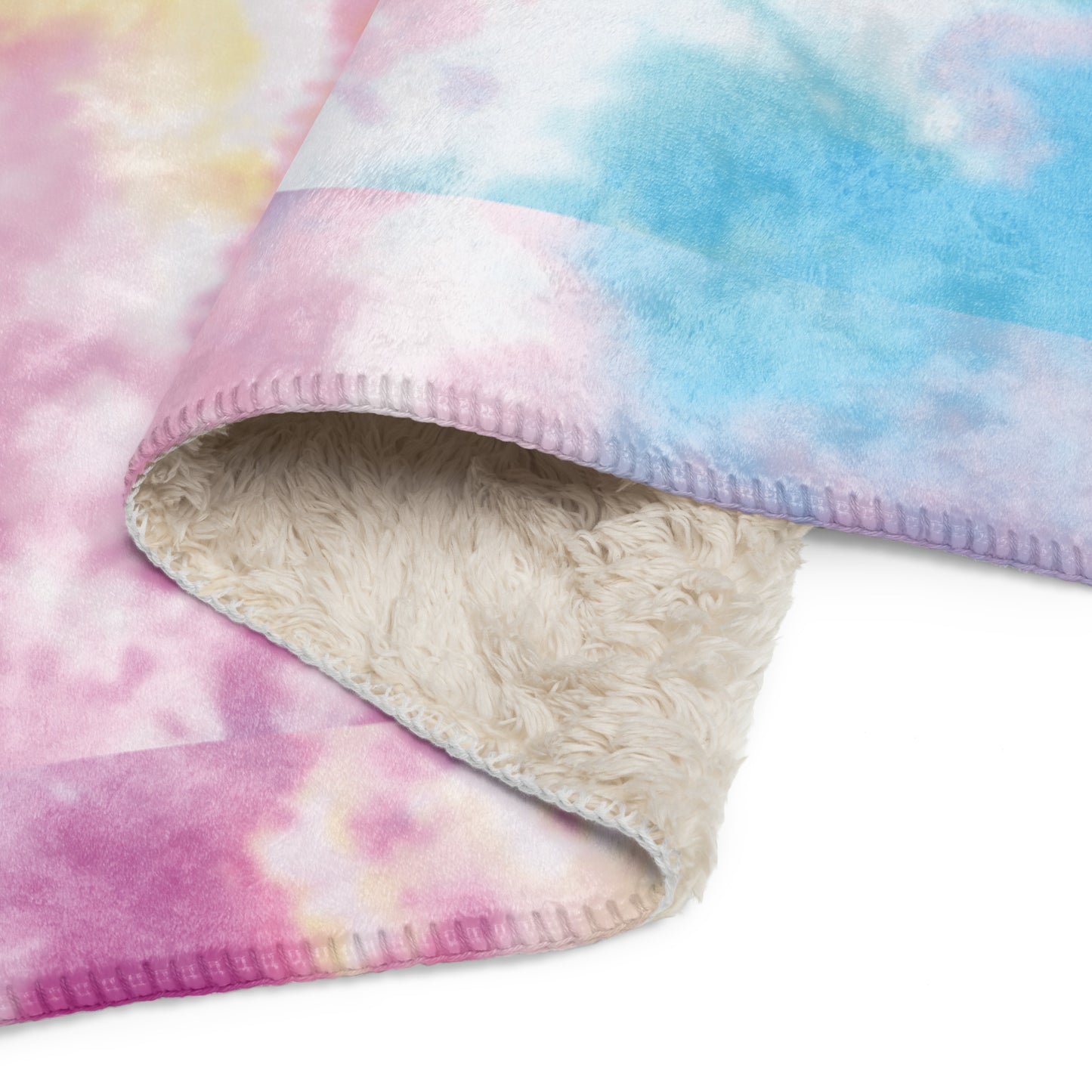 Colorful Clouds Sherpa blanket