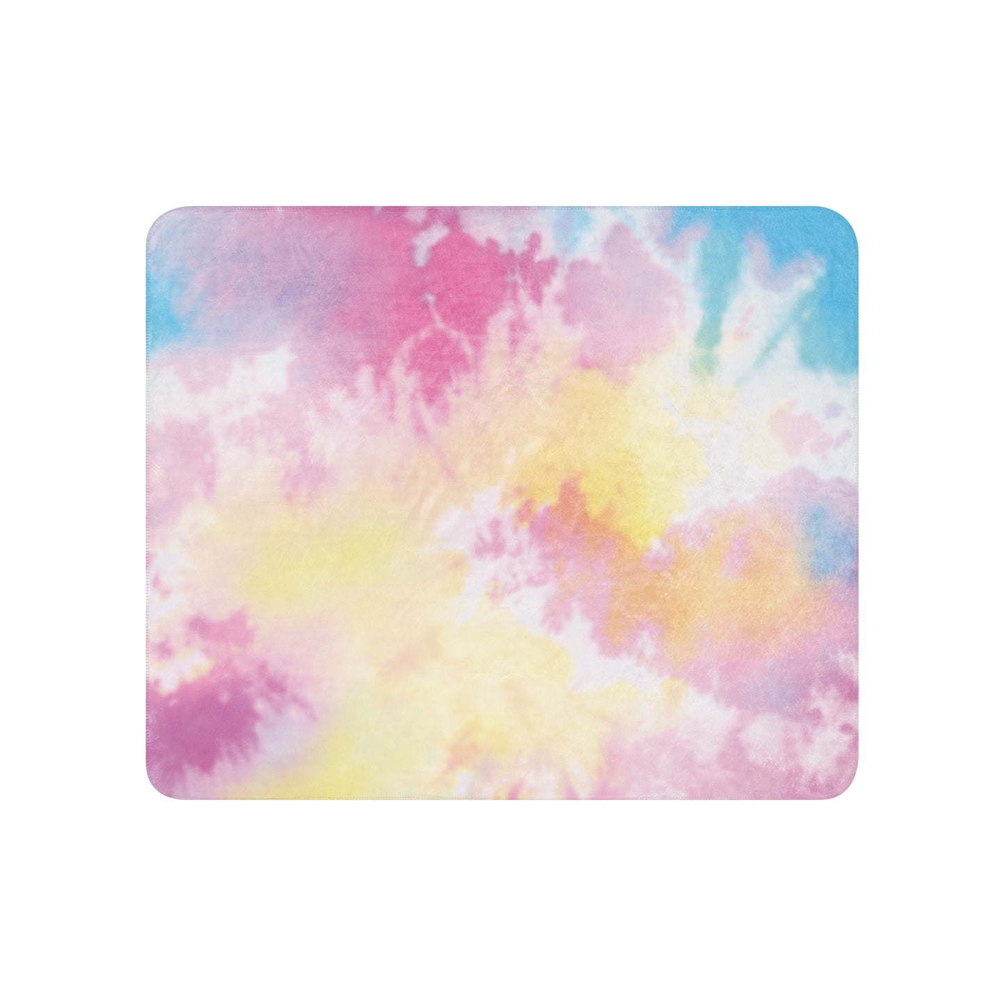 Colorful Clouds Sherpa blanket