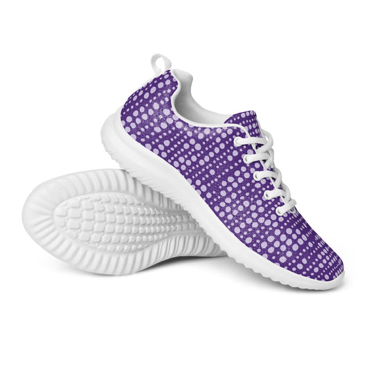 Purple Lights athletic shoes