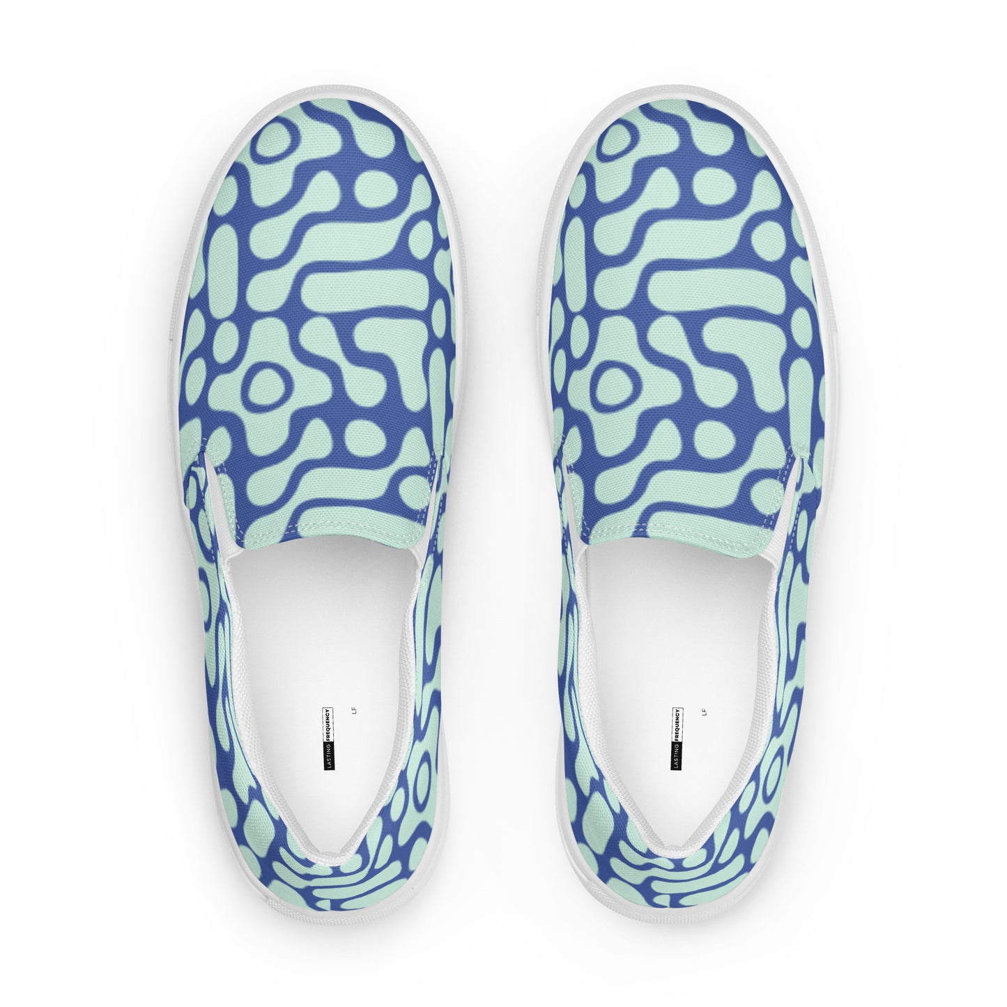 Warped slip-on shoes
